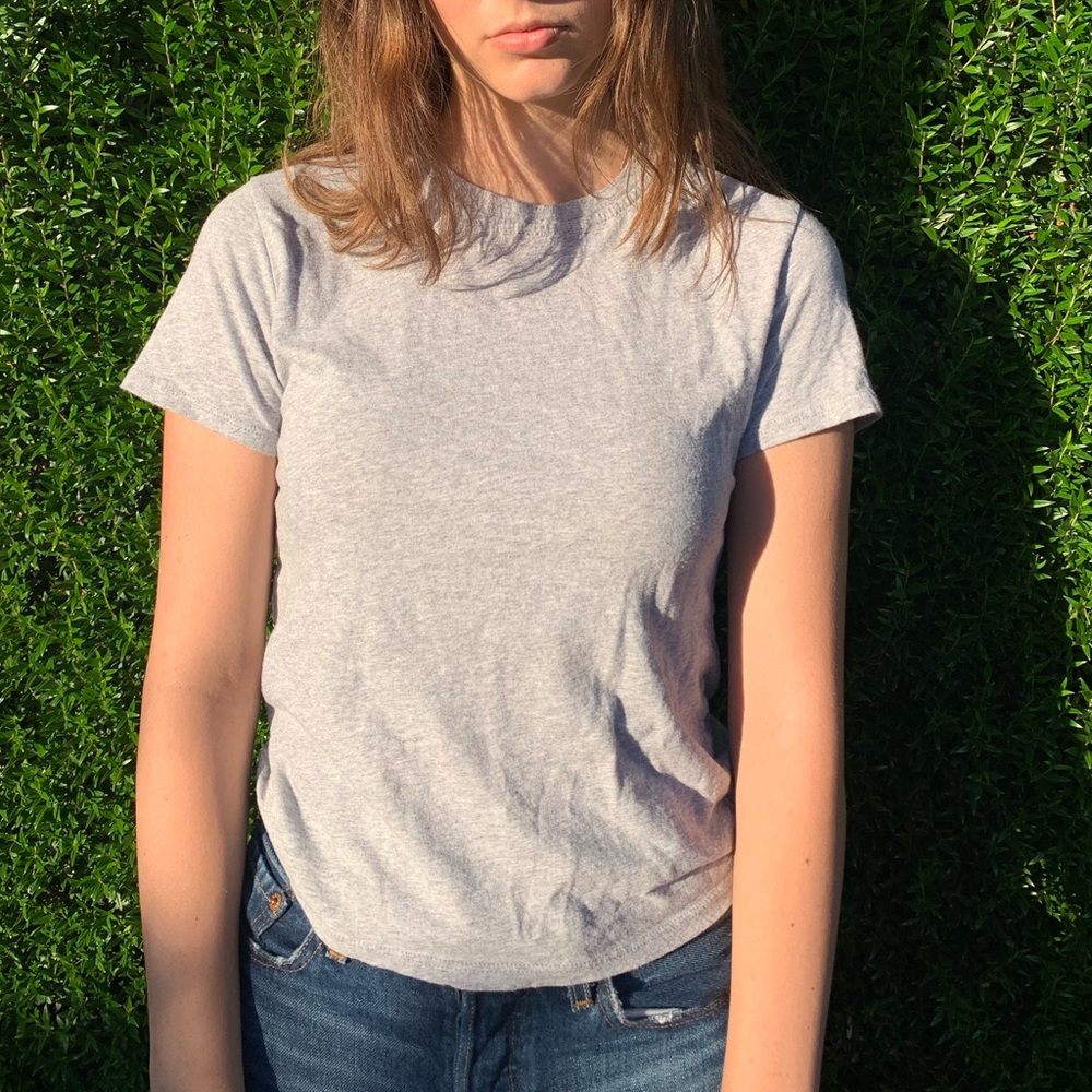 Casual Grey Brandy Melville Tee